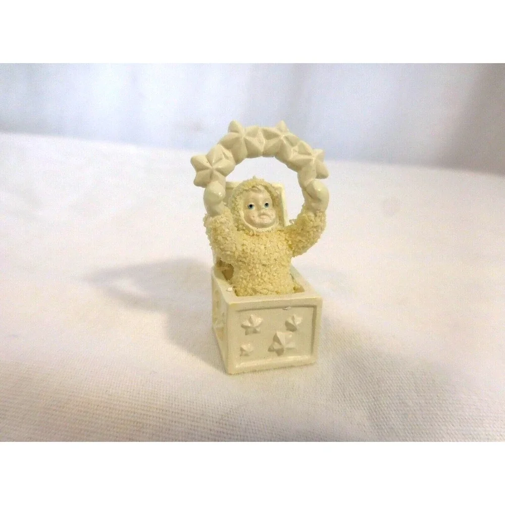 Snowbabies Dept 56 Miniature Pewter  A STAR IN THE BOX  With Box